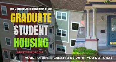 Does Bloomsburg University Provide Housing for Graduate Students?
