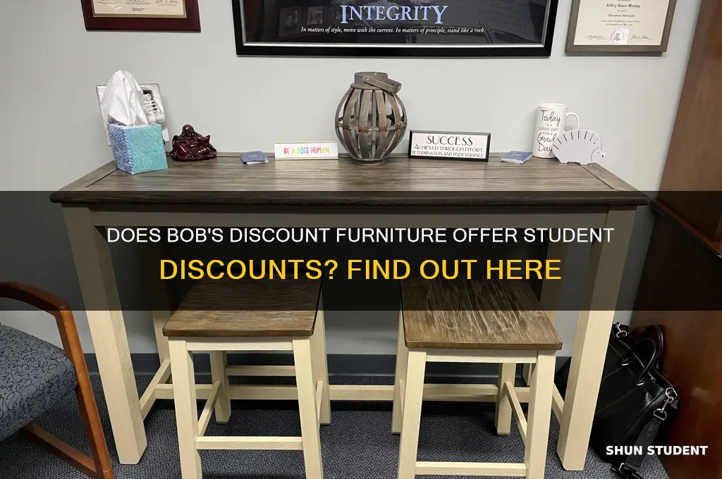 does bobs discount furniture have student discount