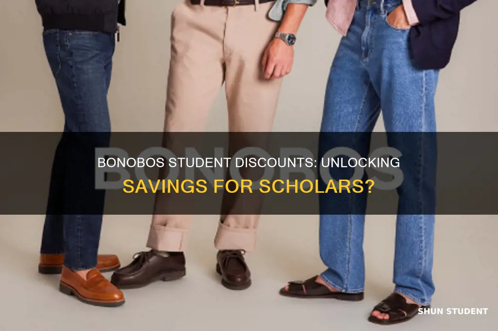 does bonobos give student discounts