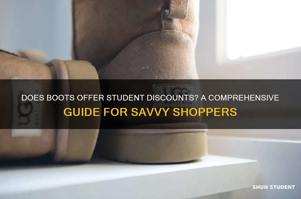 does boots do student discount