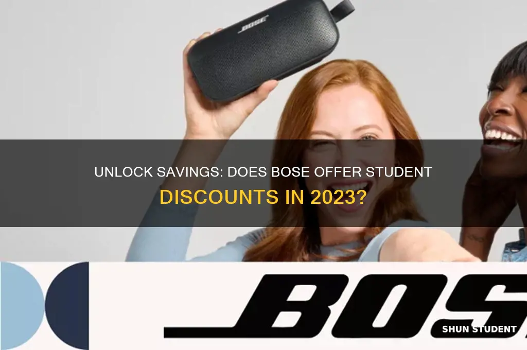 does bose have student discount
