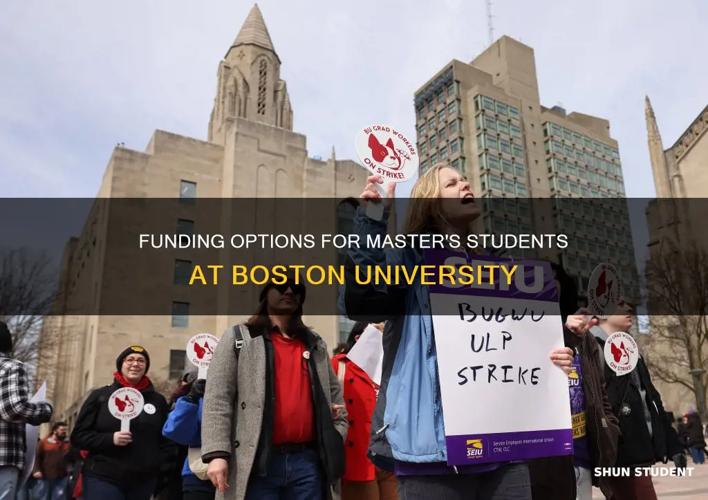 does boston university funding master student