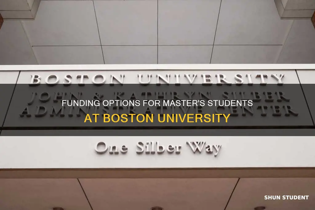 does boston university funding master student