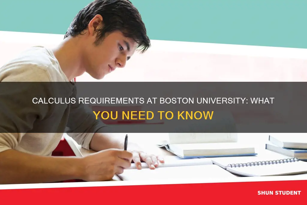 does boston university require students to take calculus