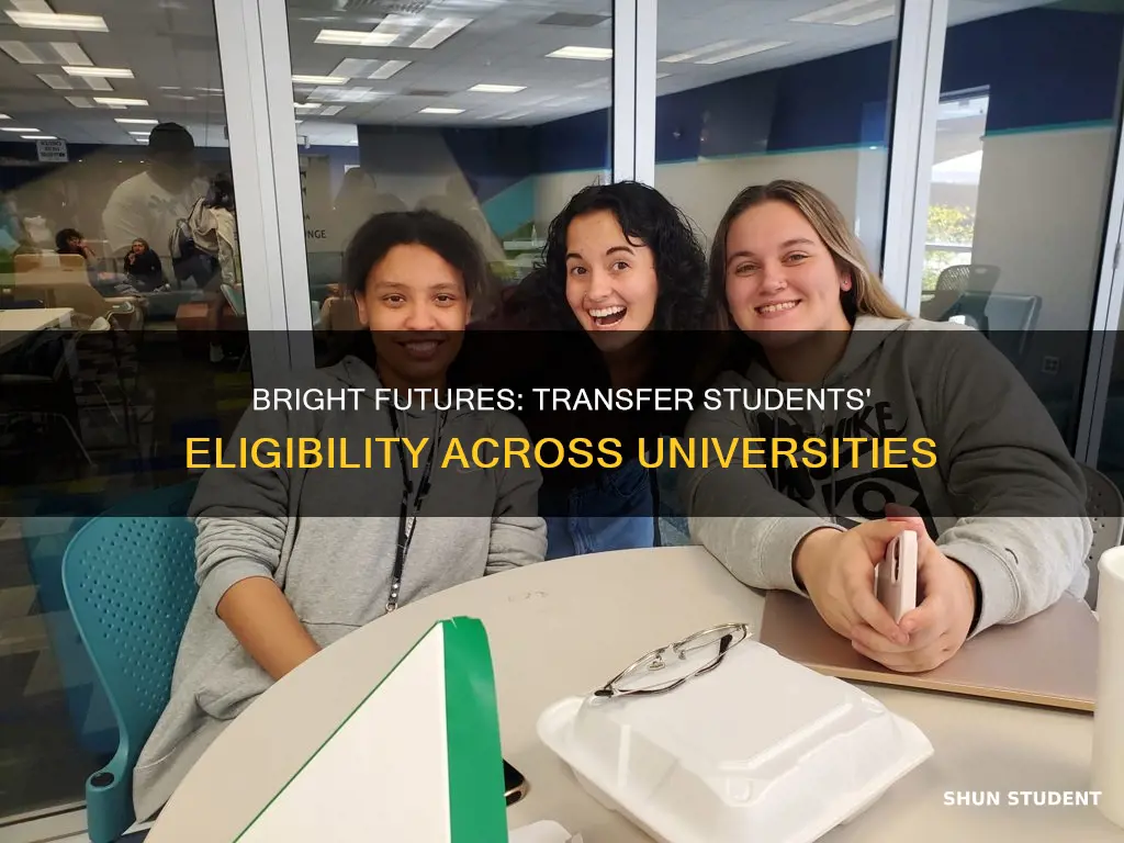 does bright futures apply to transfer students of any university