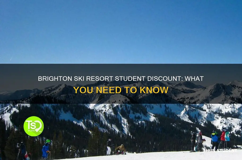 does brighton ski resort have a student discount
