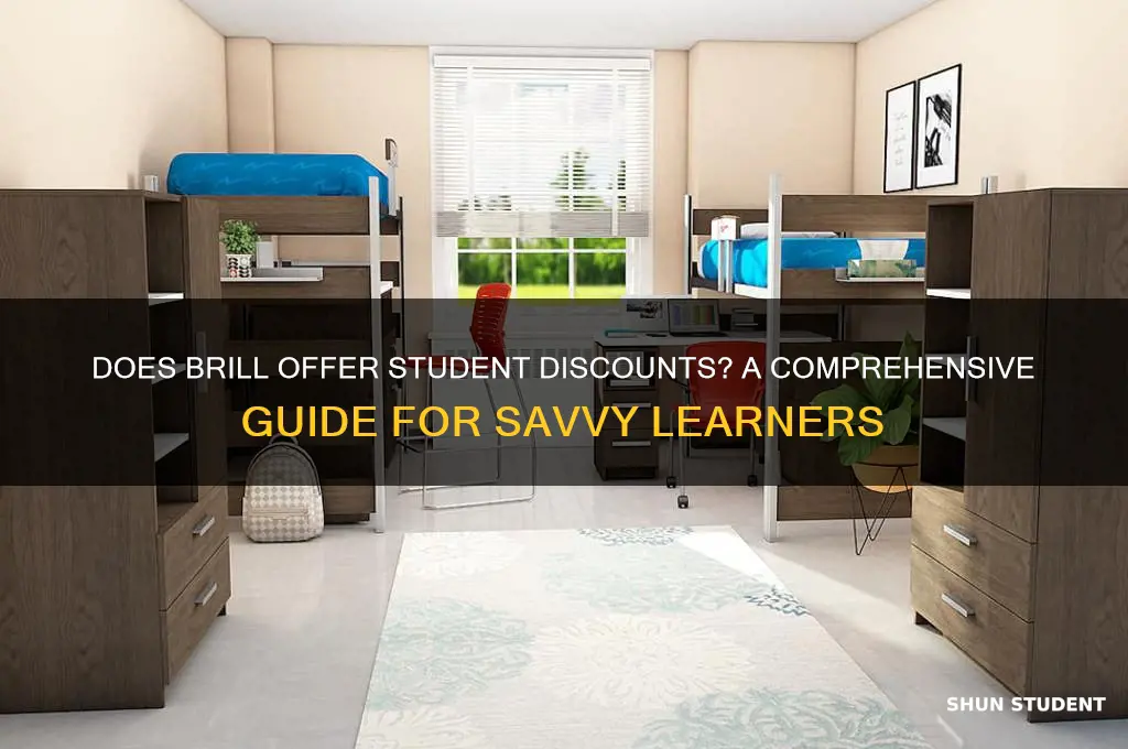 does brill have a student discount