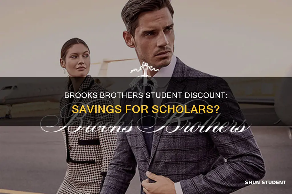 does brooks brothers give a student discount