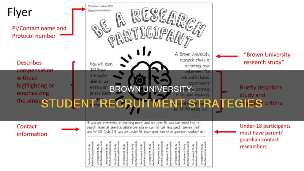 does brown university recruit student