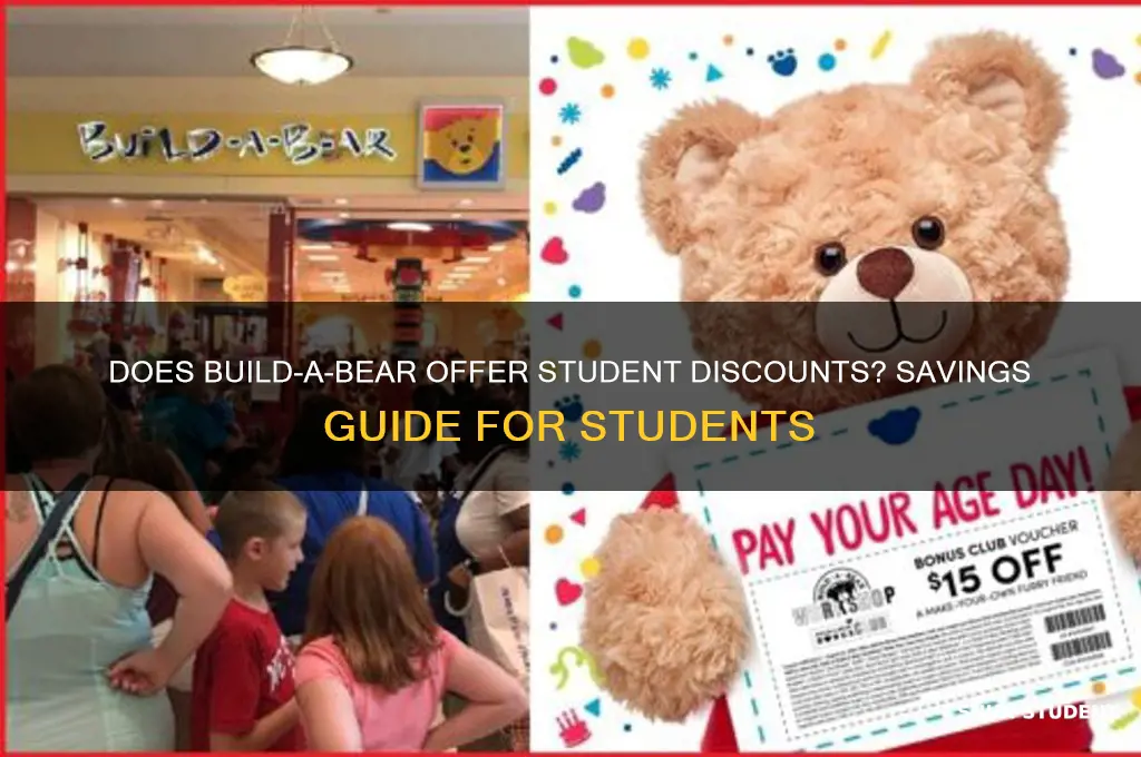 does build a bear do student discount