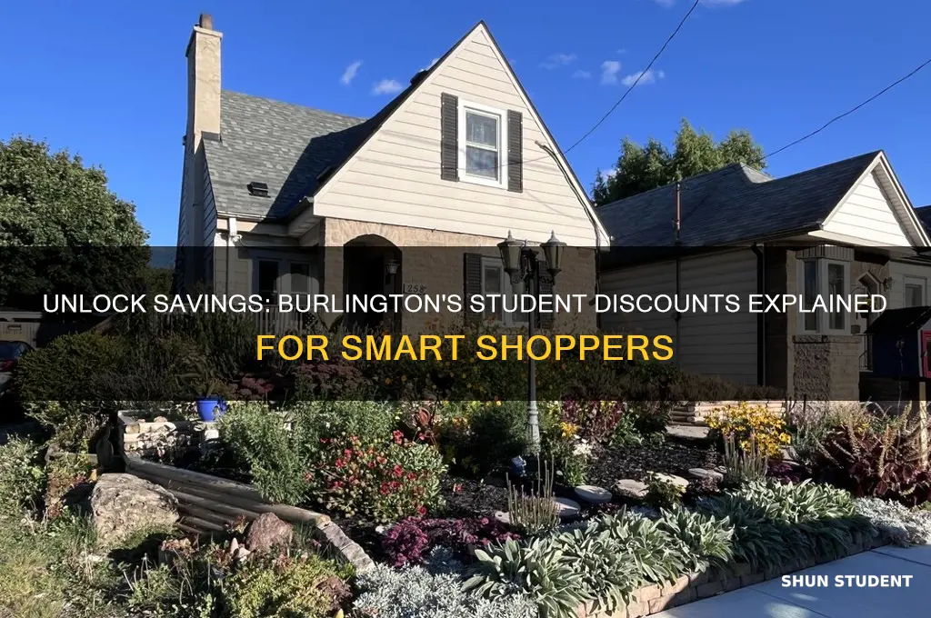 does burlington have student discounts