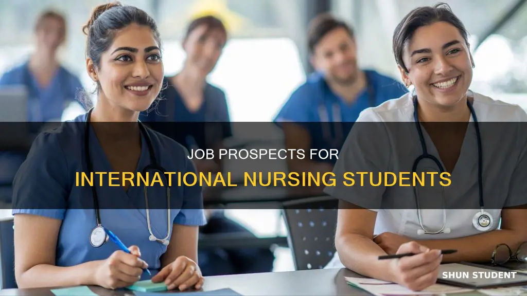 does bursing stududents get job for international students