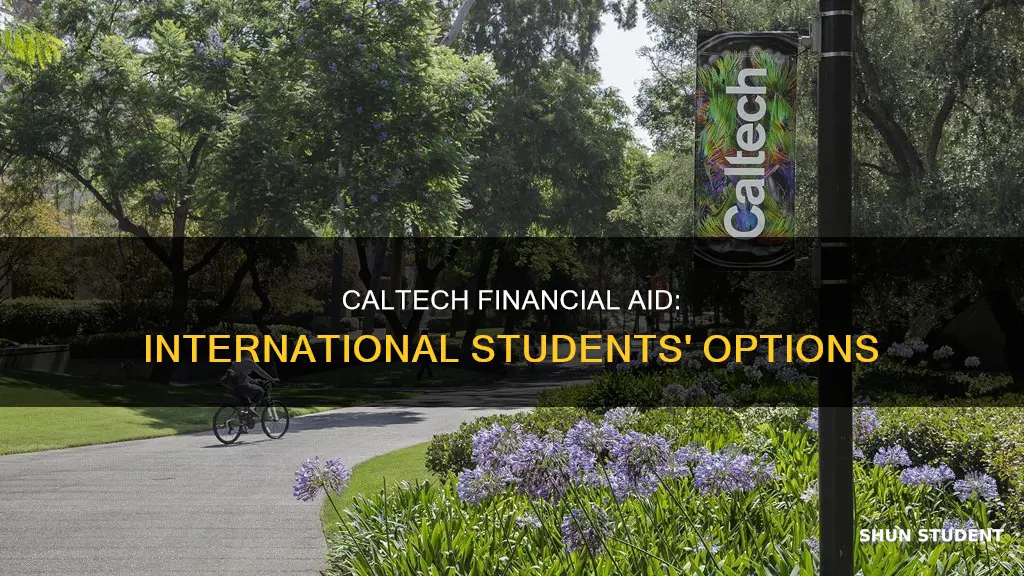 does caltech give financial aid to international students