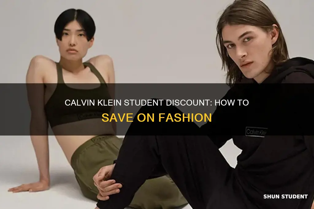 does calvin klein do student discount