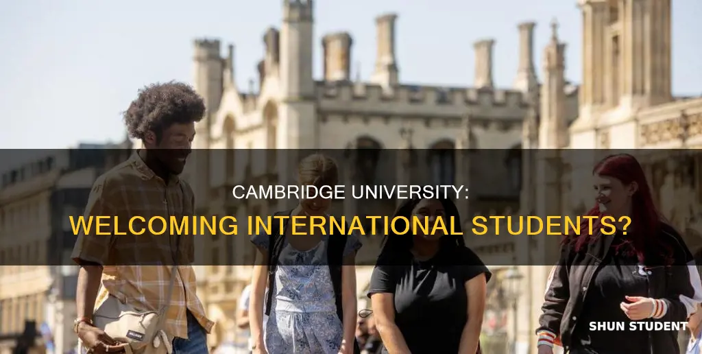 does cambridge accept international students