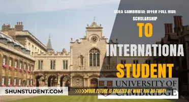 Full Ride Scholarships at Cambridge: International Students' Chances