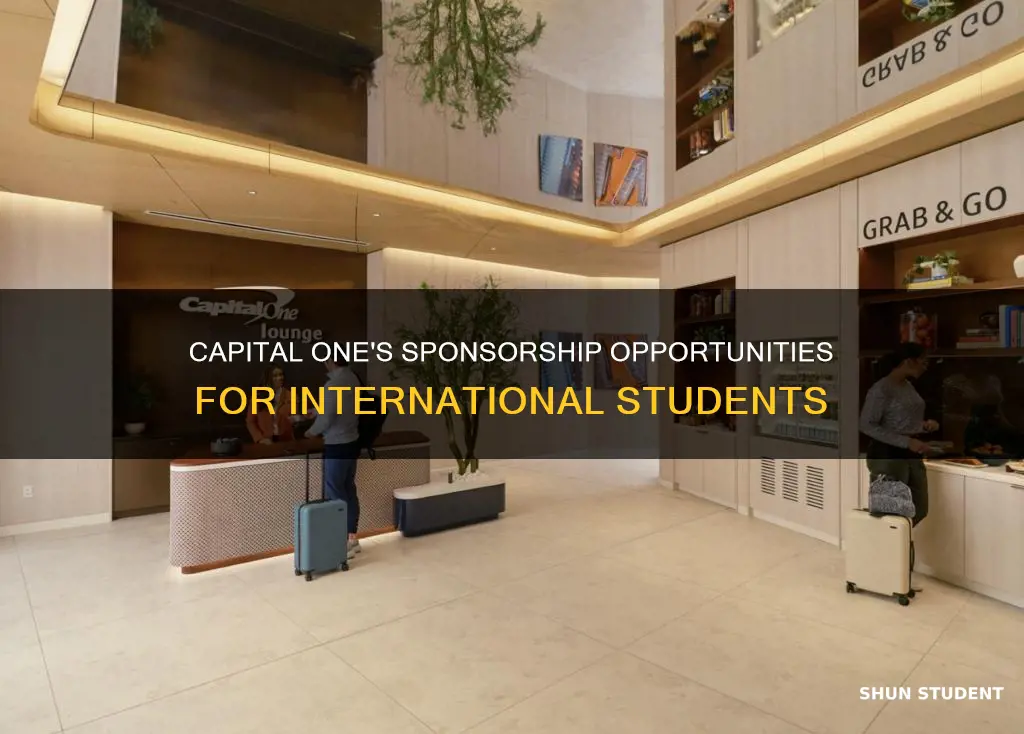 does capital one sponsor international students