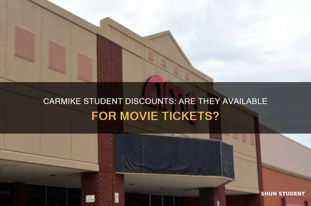does carmike do student discounts