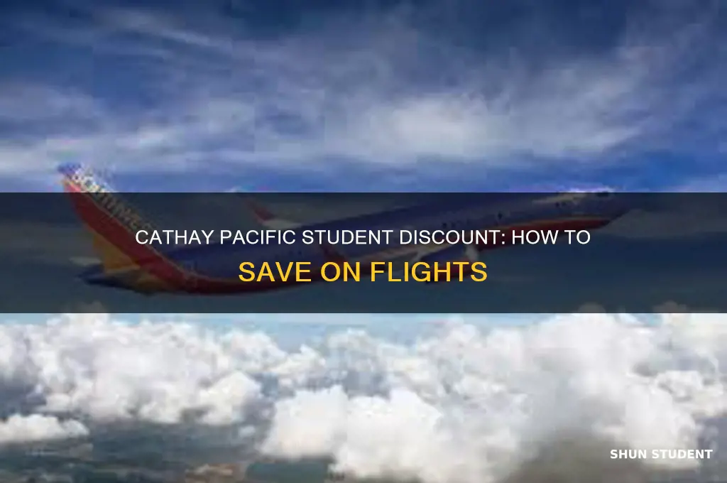 does cathay pacific have student discount