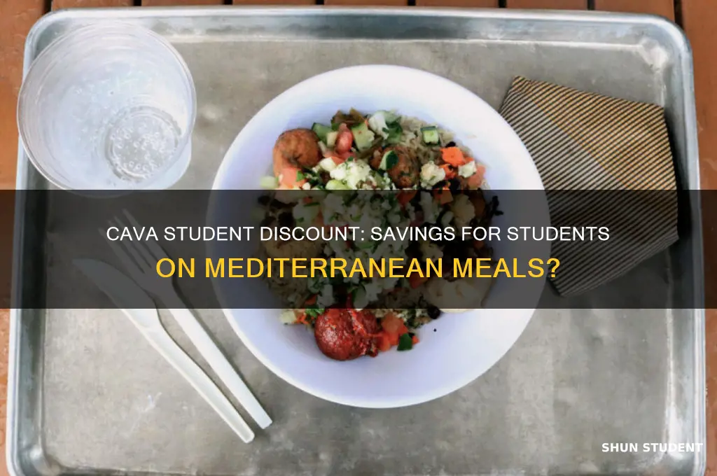 does cava have a student discount
