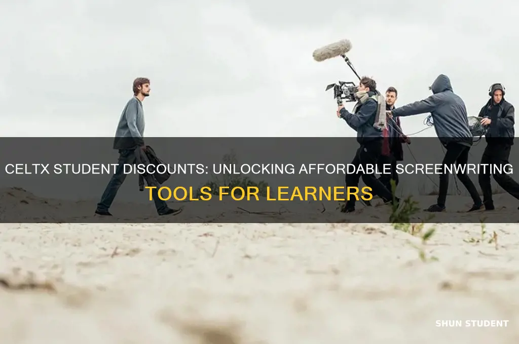 does celtx have student discounts