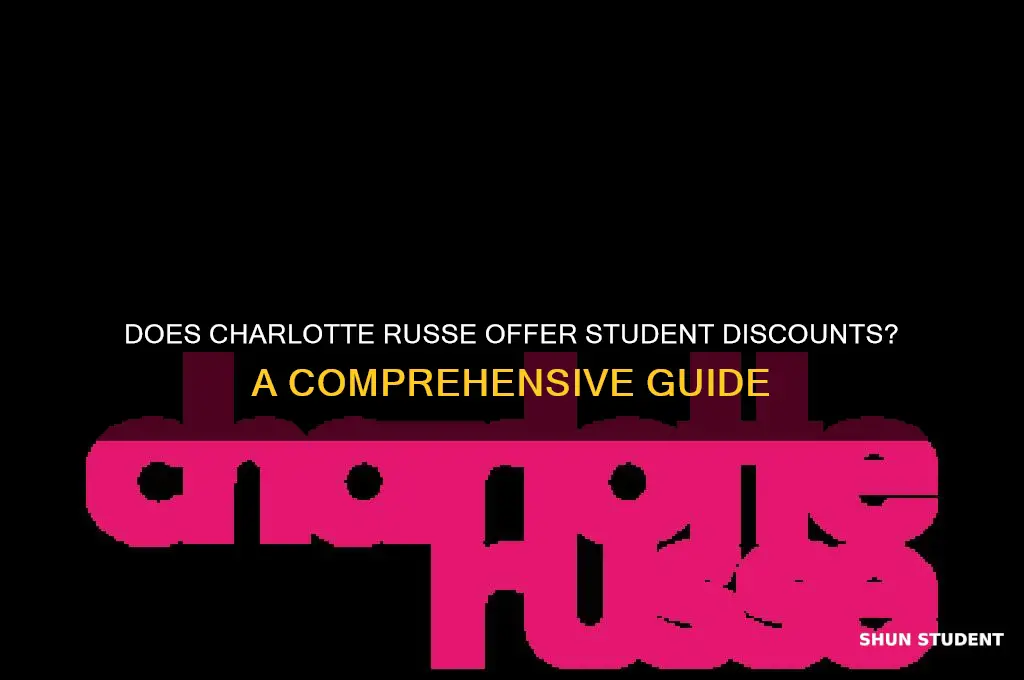 does charlotte russe do student discount