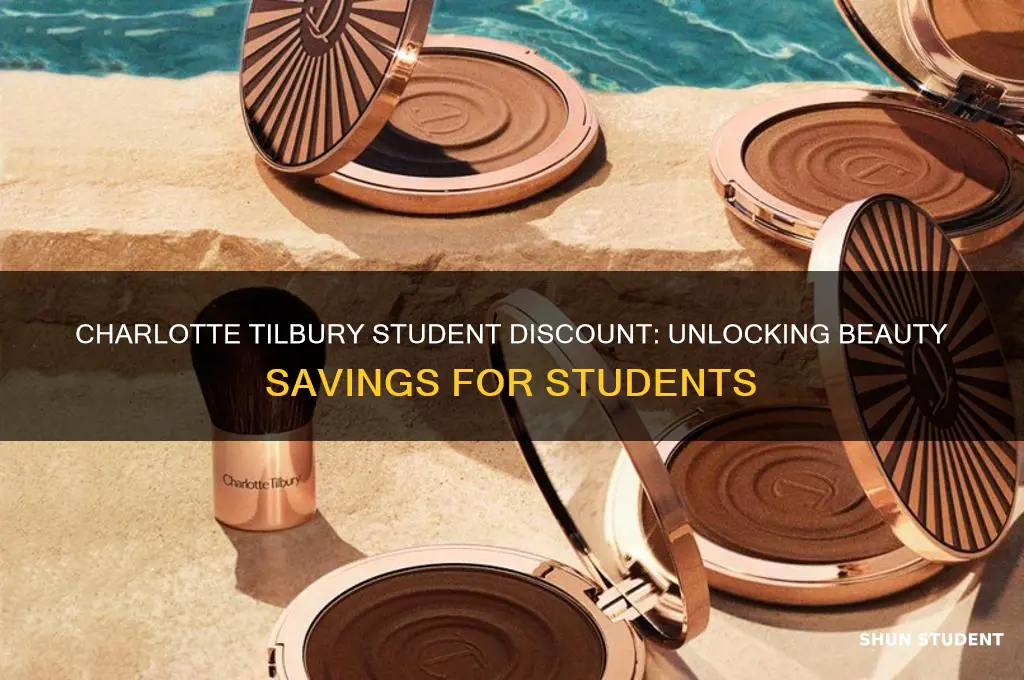 does charlotte tilbury do student discount