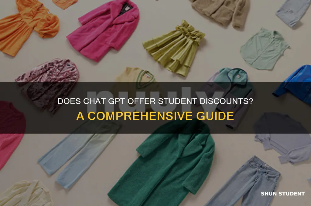 does chat gpt have a student discount