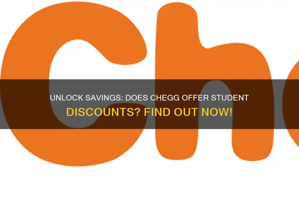 does chegg give student discounts