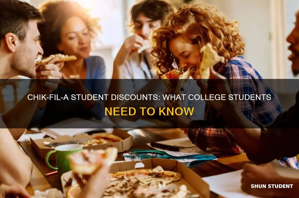 does chik fil a give discounts to college students