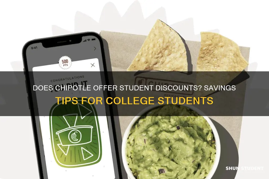 does chipotle give student discounts