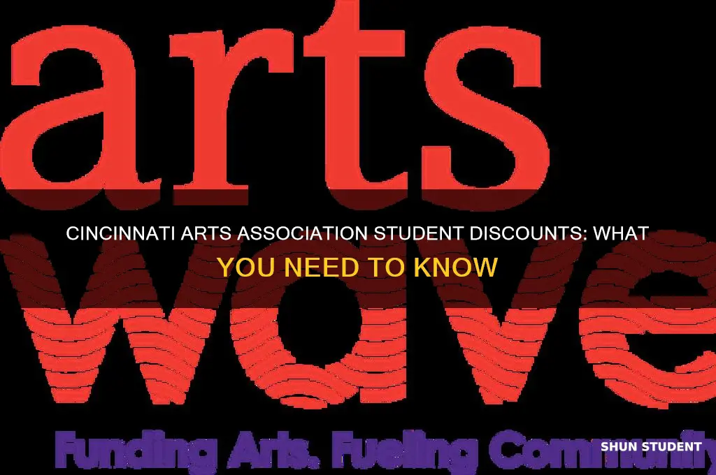 does cincinnati arts association off student discounts