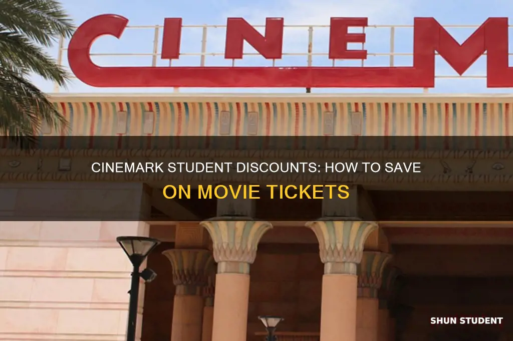does cinemark do student discounts