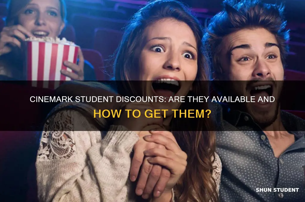 does cinemark have student discounts