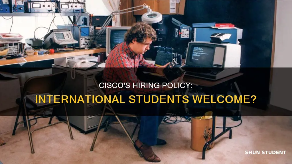 does cisco hire international students