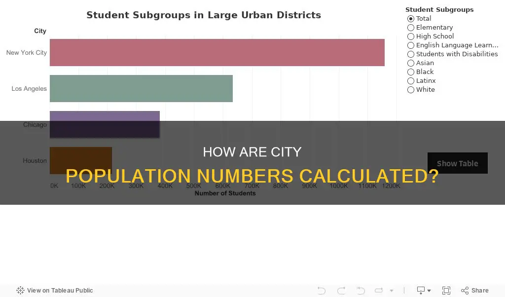 does city or town population include university or college students
