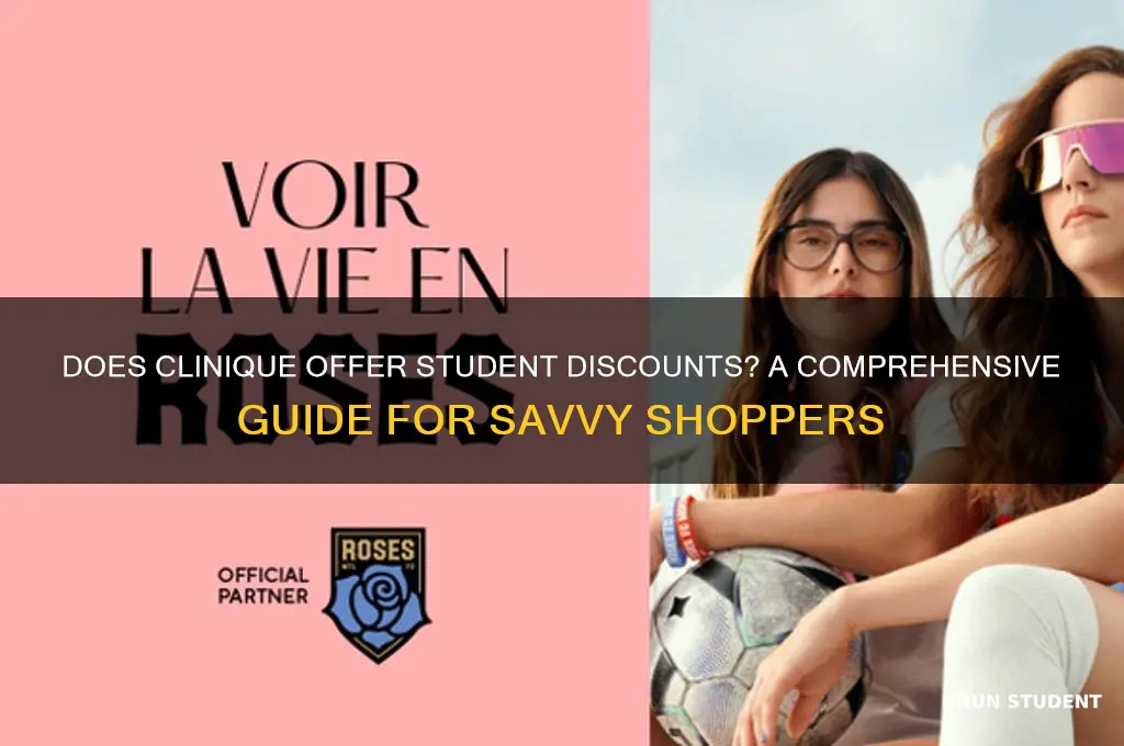does clinique do student discount