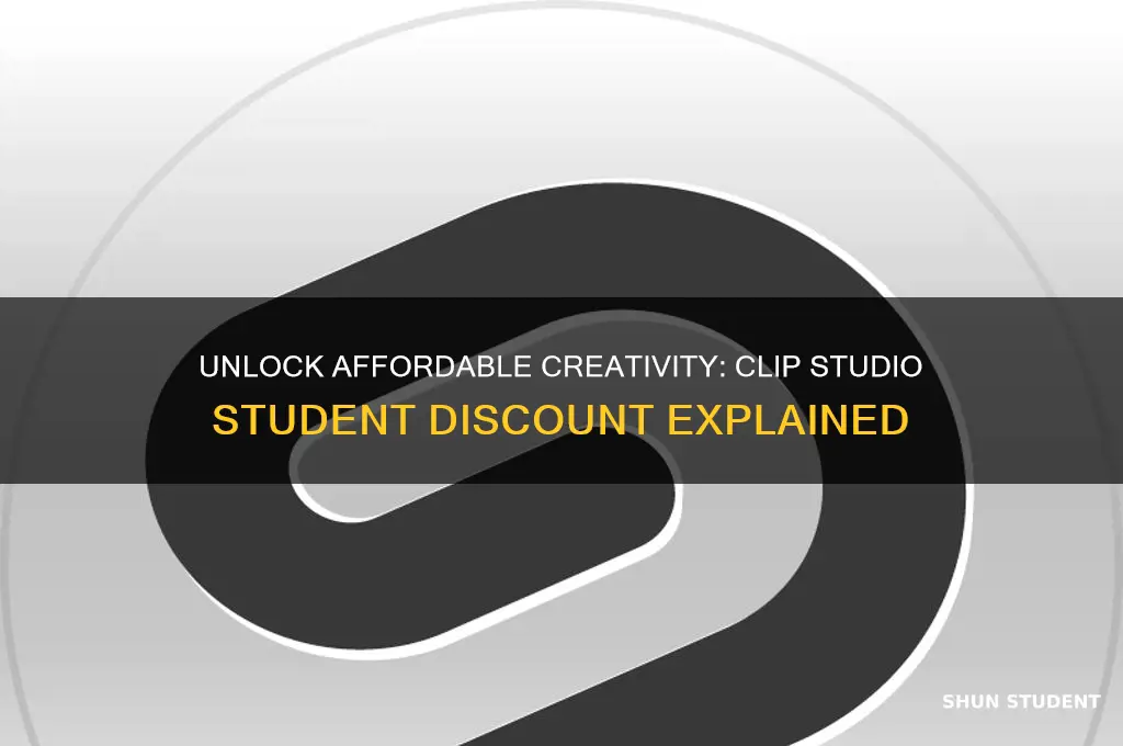 does clip studio have a student discount