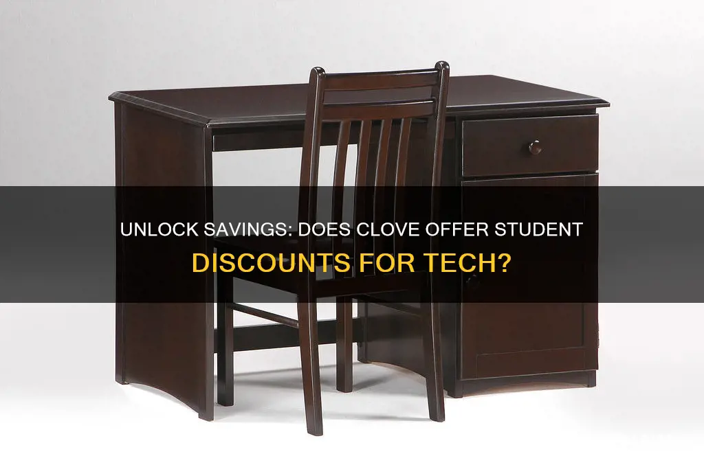 does clove have a student discount
