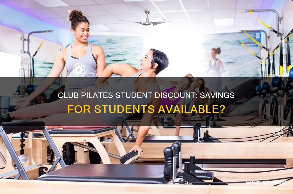 does club pilates have a student discount