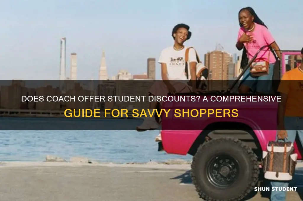 does coach do student discounts