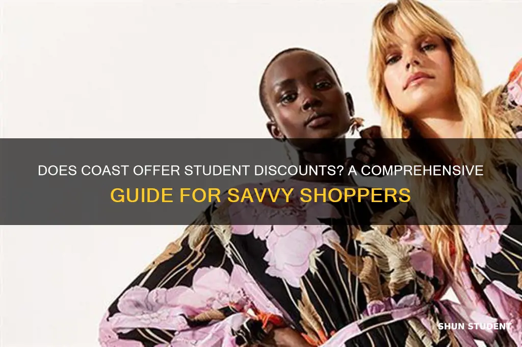 does coast do student discount