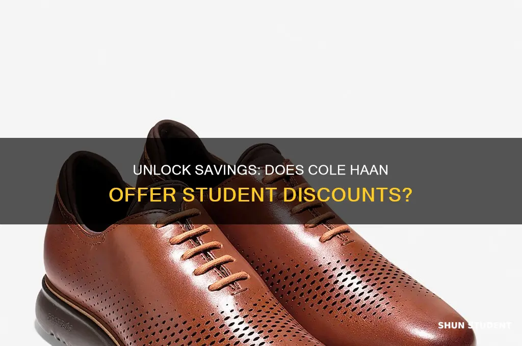 does cole haan have a student discount
