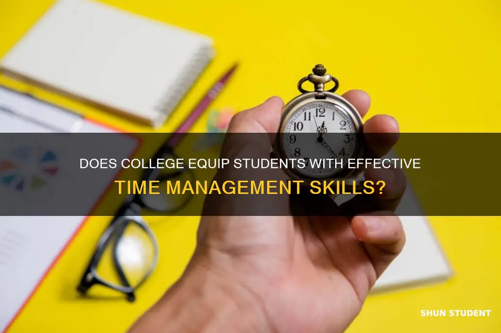 does college teach students time management