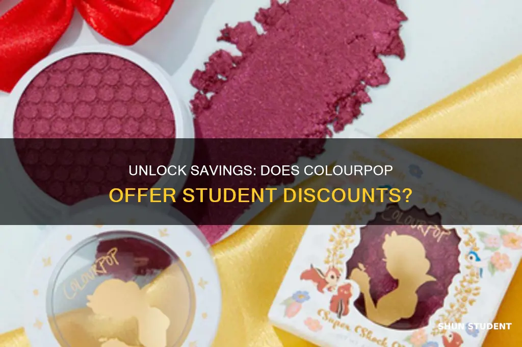 does colourpop have student discount