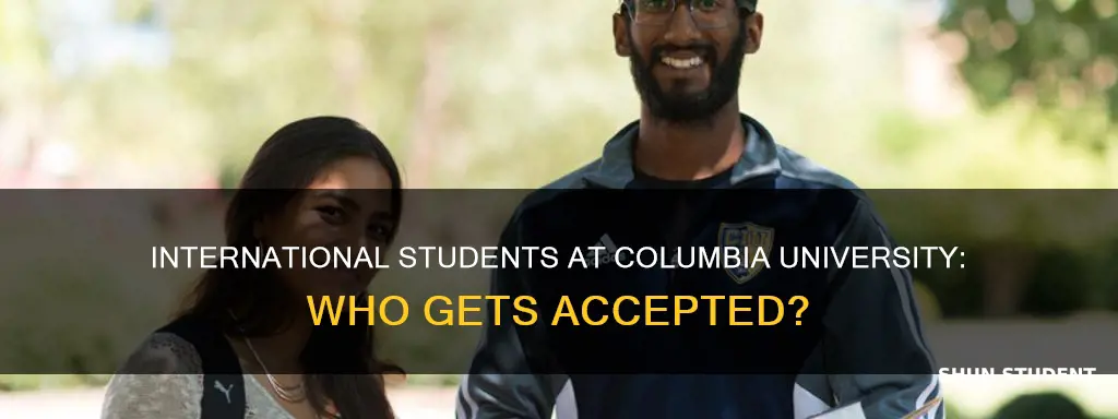 does columbia university accept international students