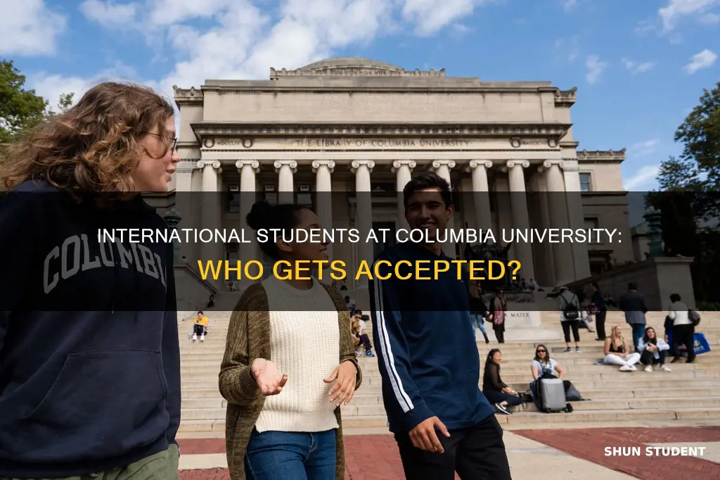 does columbia university accept international students