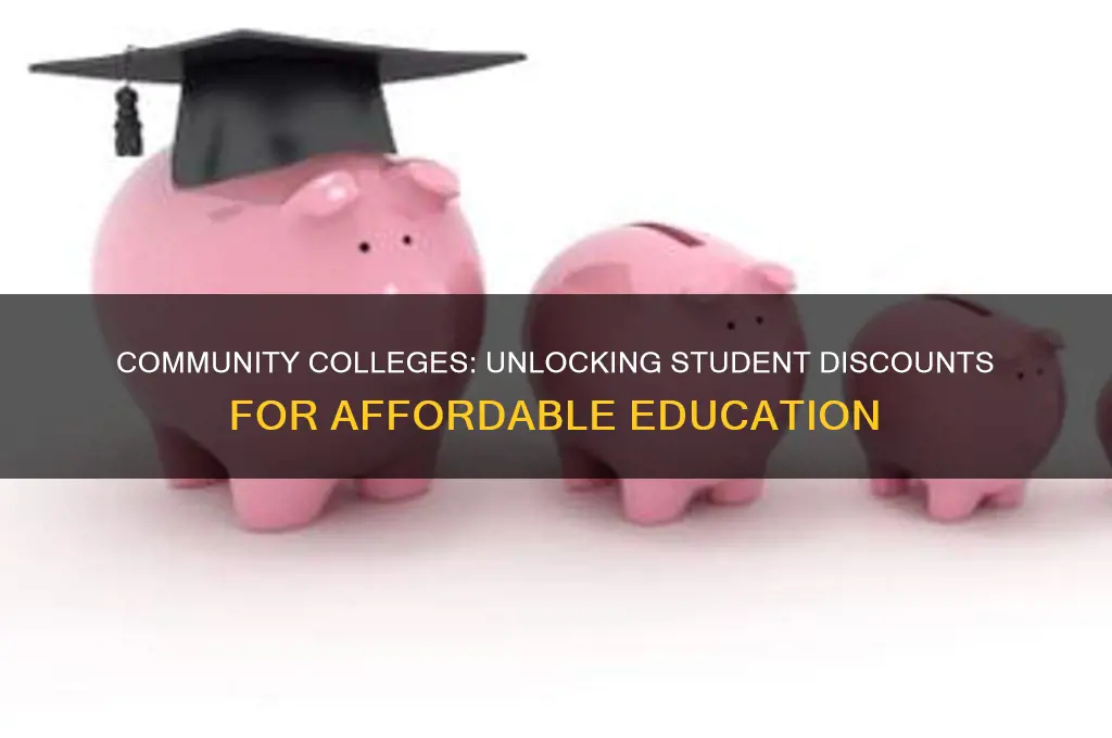 does community collges have student discount