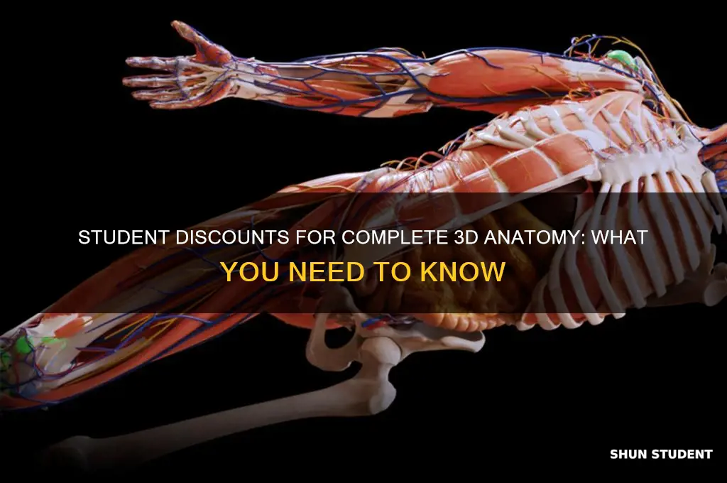 does complete 3d anatomy give discounts for students