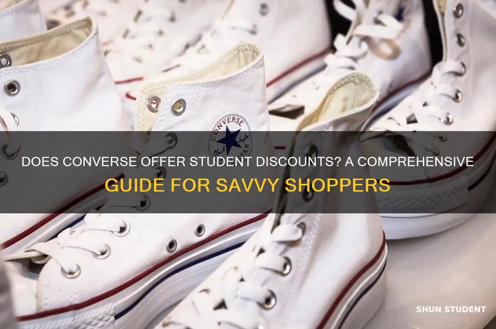 does converse accept student discount